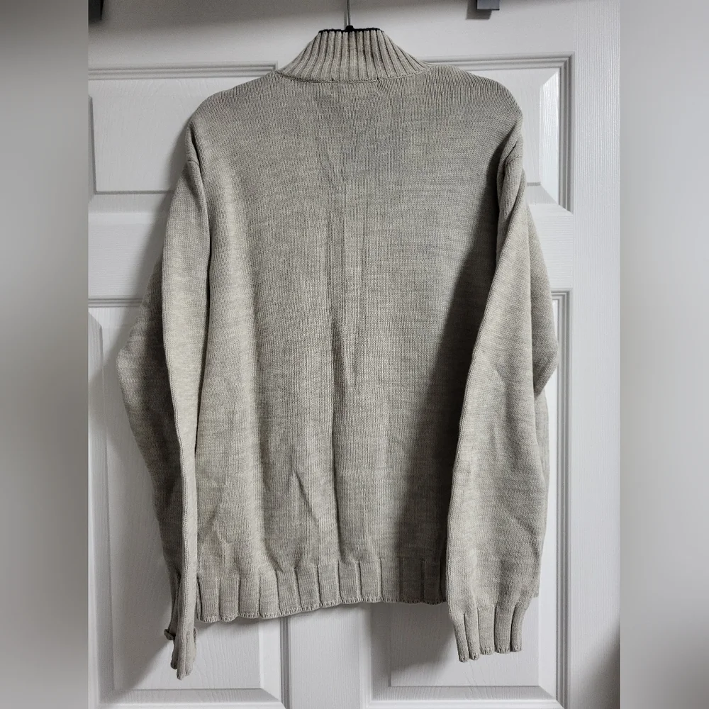 Chaps Ralph Lauren-Mens Half Zip Sweater-NWOT-Size L